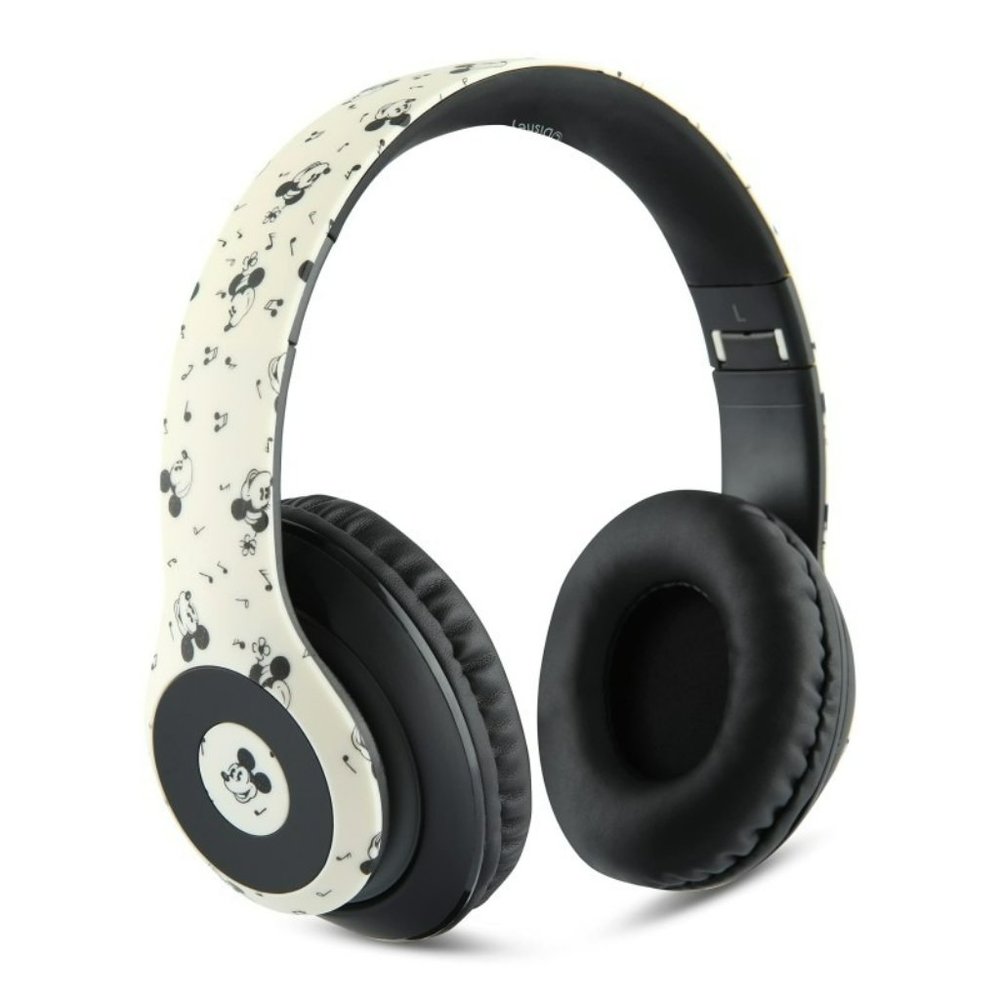 Disney Mickey & Minnie Mouse Wireless Bluetooth Over-Ear Headphones Black - NEW